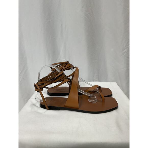 Elegant Tan Women's Sandals - Picture 2 of 5